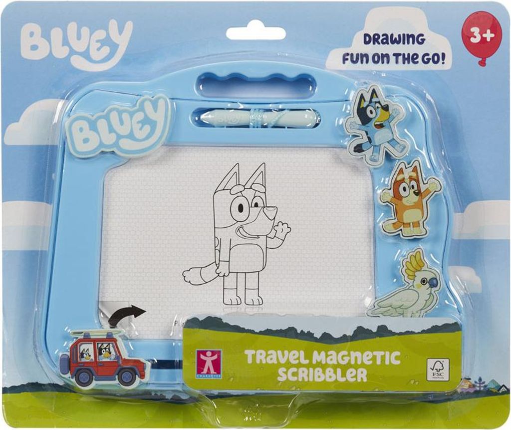 Bluey magnetische Maltafel Reisespielzeug mehrfarbig pädagogisch
