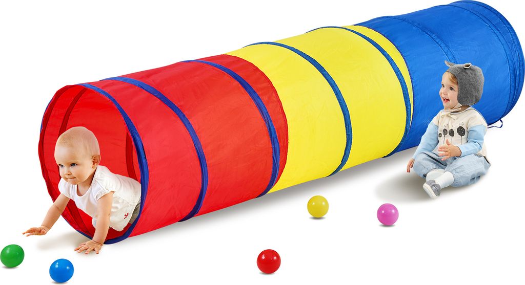 VEVOR Kinder-Spieltunnelzelt, Pop-Up-Kriechtunnel-Spielzeug für Babys oder Haustiere, zusammenklappbares Geschenk für Jungen und Mädchen, Spielt...