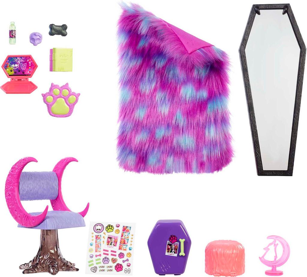 Monster High Clawdeen Wolfs Schlafzimmer Produktbild 5