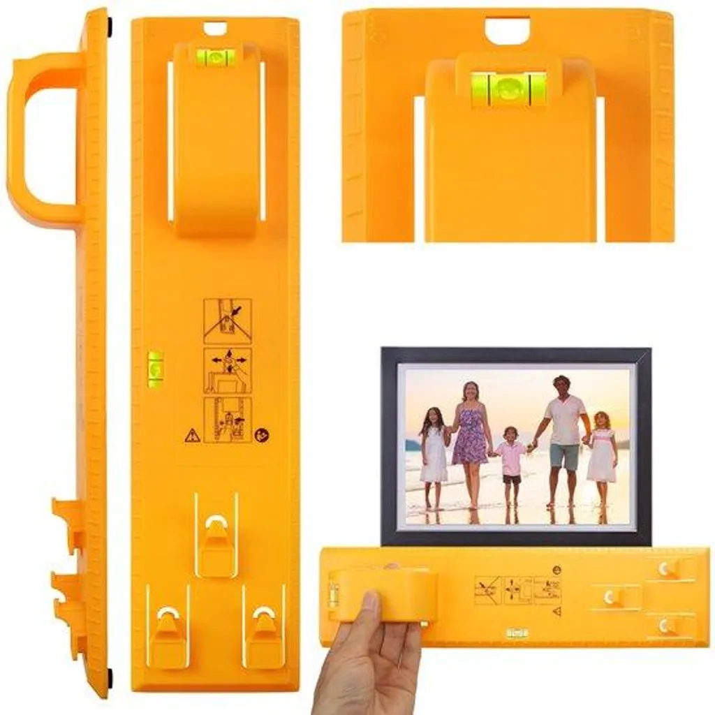 Kit suspension tableau 2 niveaux pour cadres, miroirs et horloges murales