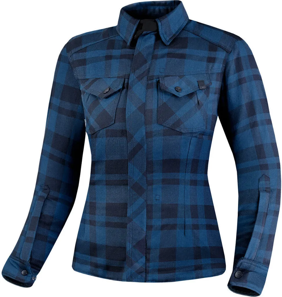 Veste moto femme SHIMA Renegade 2.0 bleue, surchemise de protection 3XL