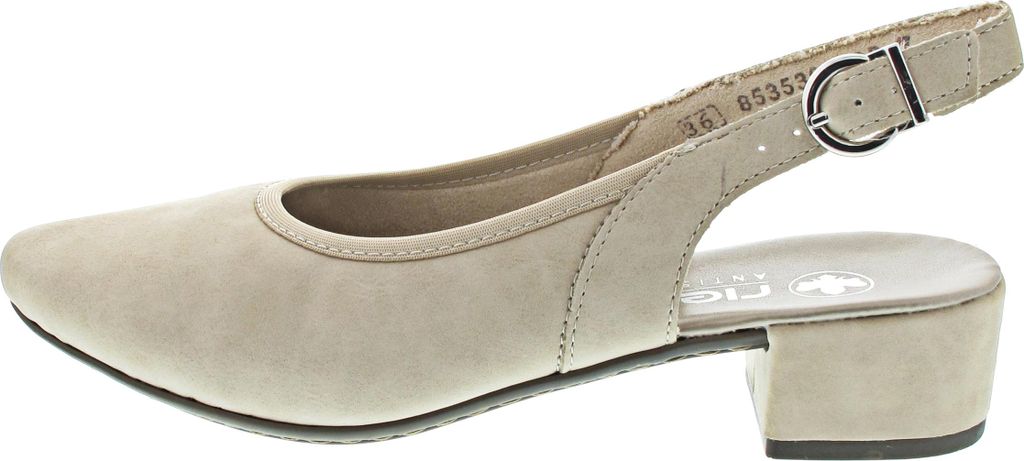 Rieker Sling,zehengeschl.Absatz bis 45mm in beige, Gr. 36 Produktbild 