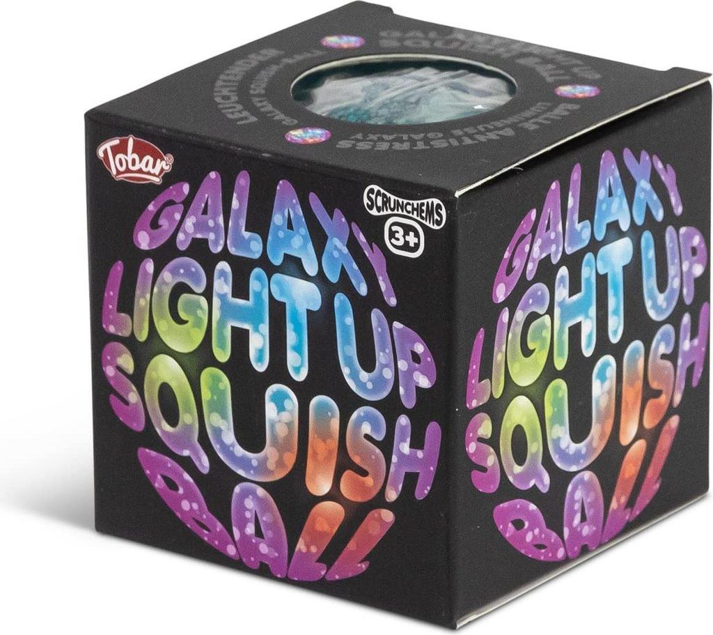 Tobar SCRUNCHEMS Galaxy Light UP Stress Squish Ball Spielzeug