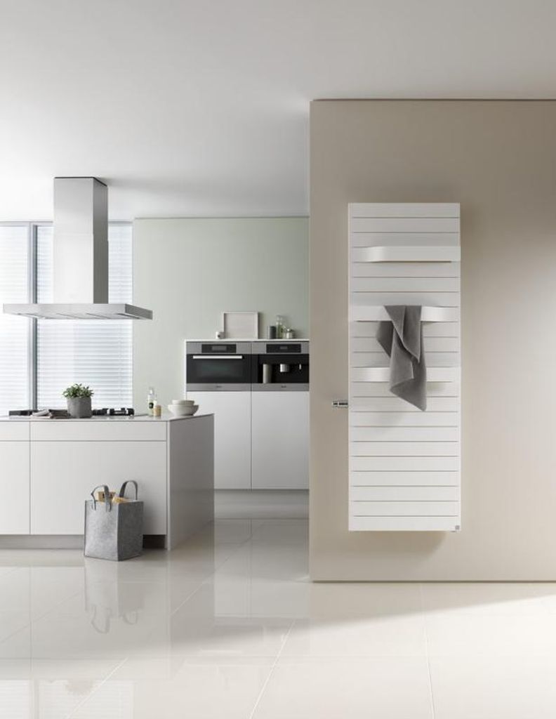 Kermi Tabeo-V Designgehäuse 1197 x 600 mm QN751 Silber Links TBV10120060WL