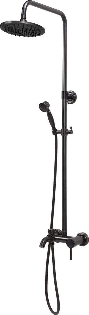 Duschsäule, Duschpaneele Retro Black 2, Duschsystem