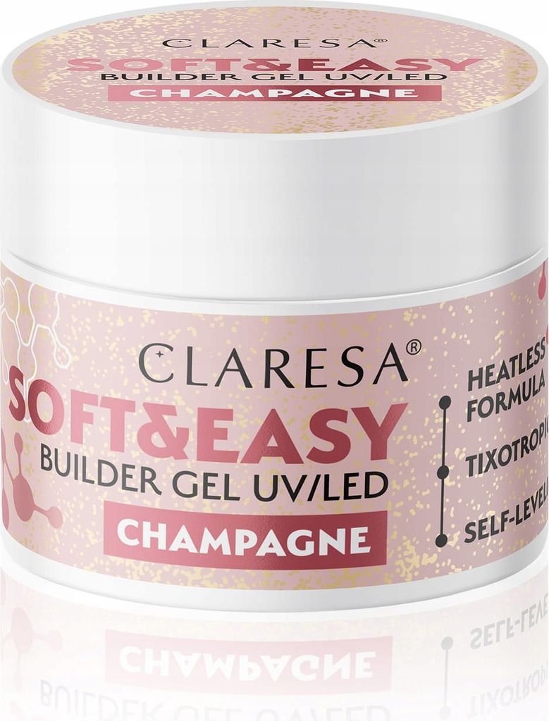 Claresa Soft&Easy stavební gel šampaňské 45g Obrázek produktu 