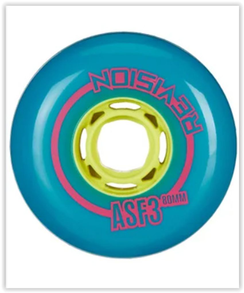 Revision ASF3 Asphalt Pro Outdoor Wheel - 4-er Set, Rollengröße:80