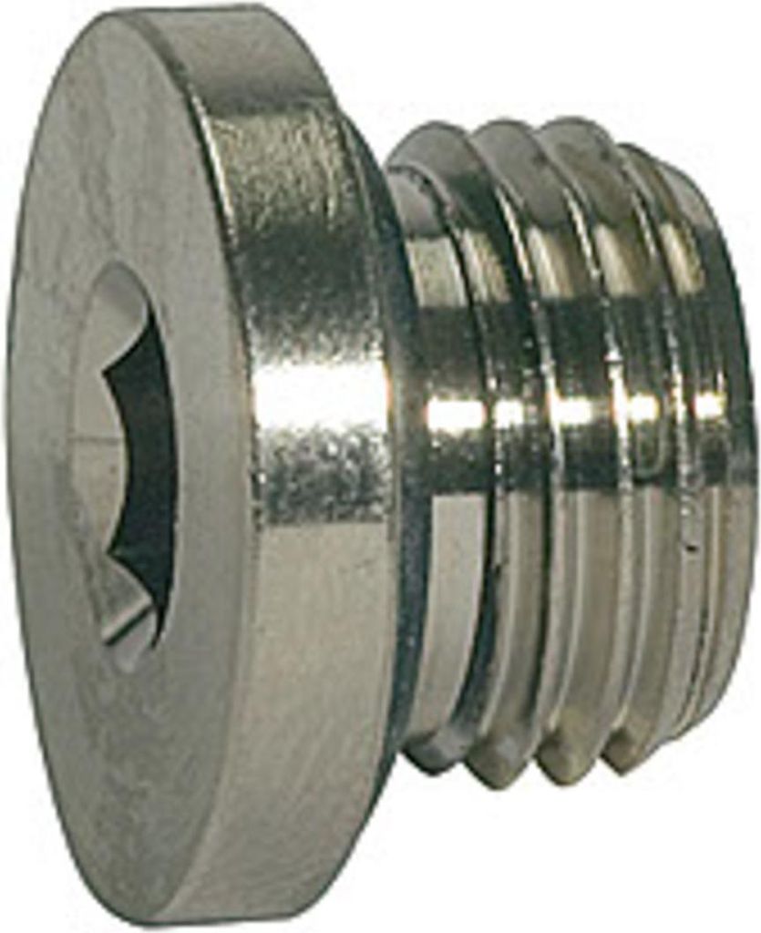 Riegler Verschlussstopfen, O-Ring »value line«, G 3/8, Messing vern.