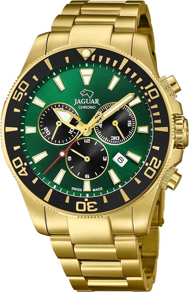Jaguar Herrenarmbanduhr Chronograph Executive J864/1 Special Edition vergoldet