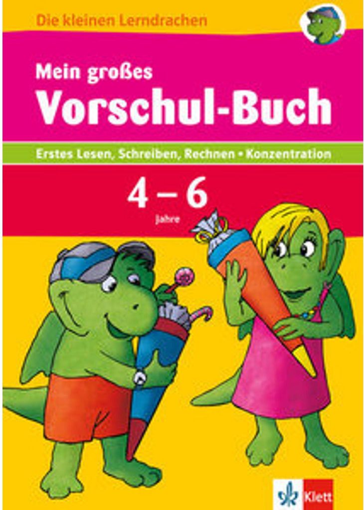 Klett Mein großes Vorschul-Buch: Erstes Schreiben, Lesen, Image du produit 