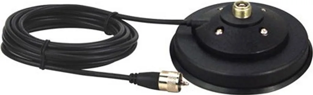 Base Magnétique UHF ZG-909 12,5 cm pour Antenne Radio Mobile de Véhicule