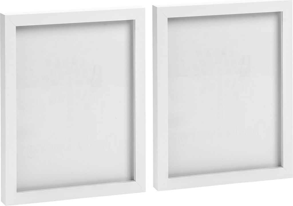 Nicola Spring Bilderrahmen – 20,3 x 25,4 cm – Weiß – 2er-Pack