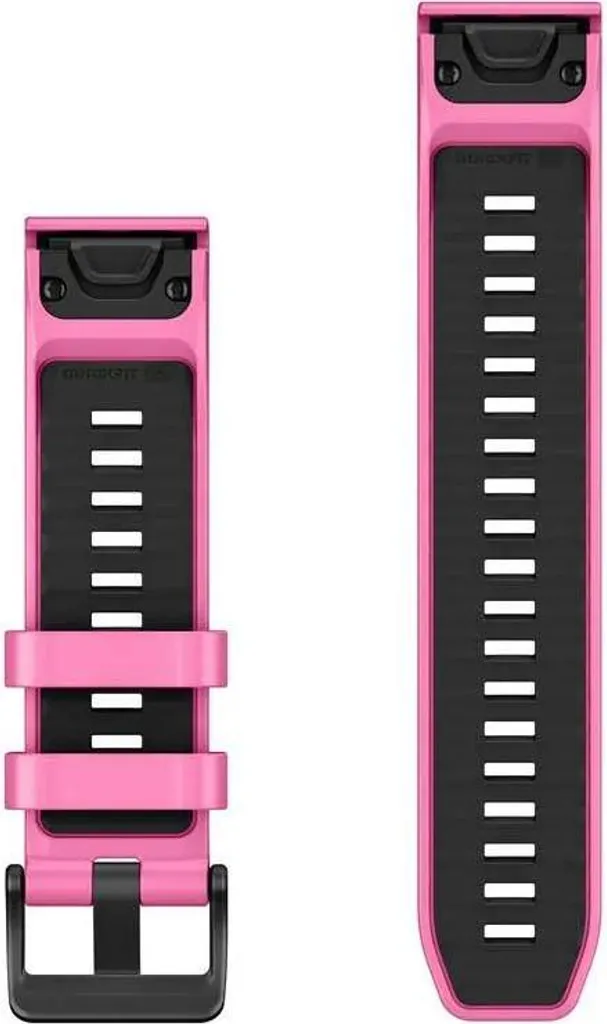 Bracelet de plongée Garmin 22mm extensible en silicone rose