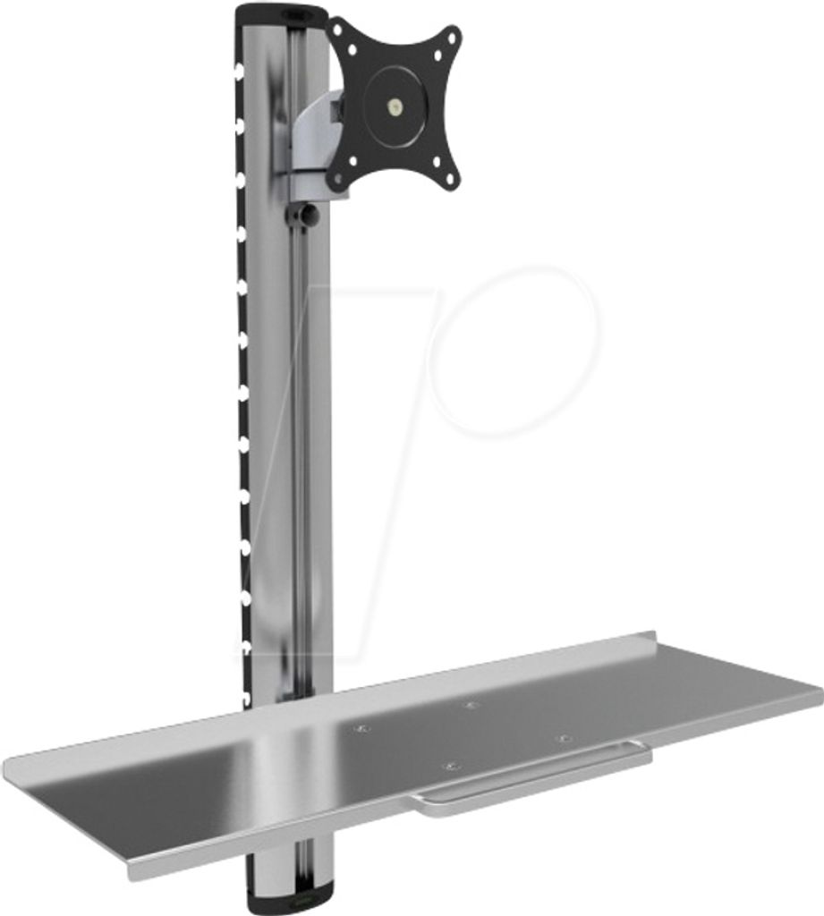Supporto a parete Techly con vassoio per tastiera, 15-27", Immagine del prodotto 