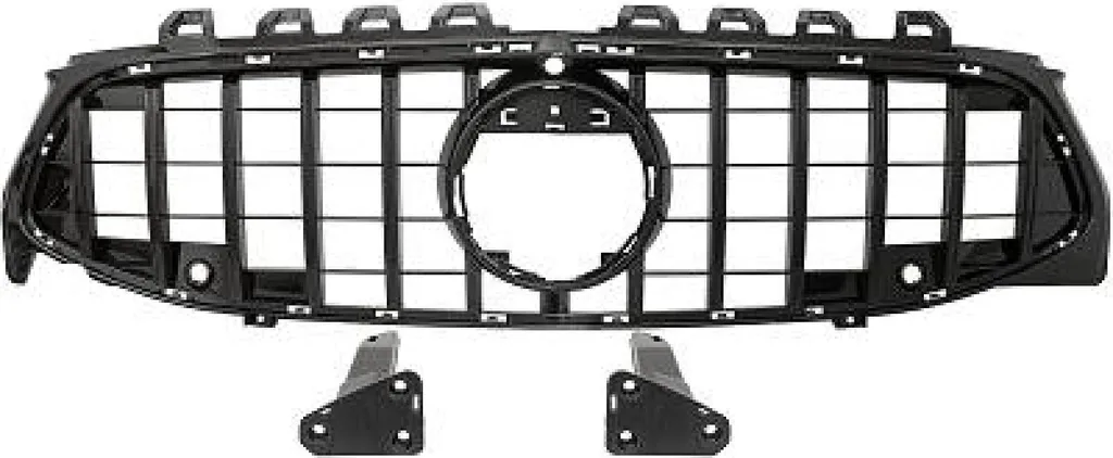 Grille de radiateur DIEDERICHS 1683341 pour MERCEDES-BENZ CLA C118 Noir