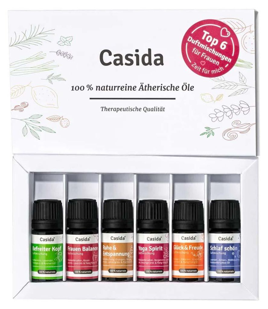 Top 6 Set - Duftmischungen Zeit für mich 100% naturrein Produktbild 