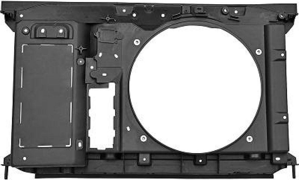DIEDERICHS 4072604 Schlossträger Frontmaske für CITROËN C4 Grand Picasso I (UA) Frontverkleidung