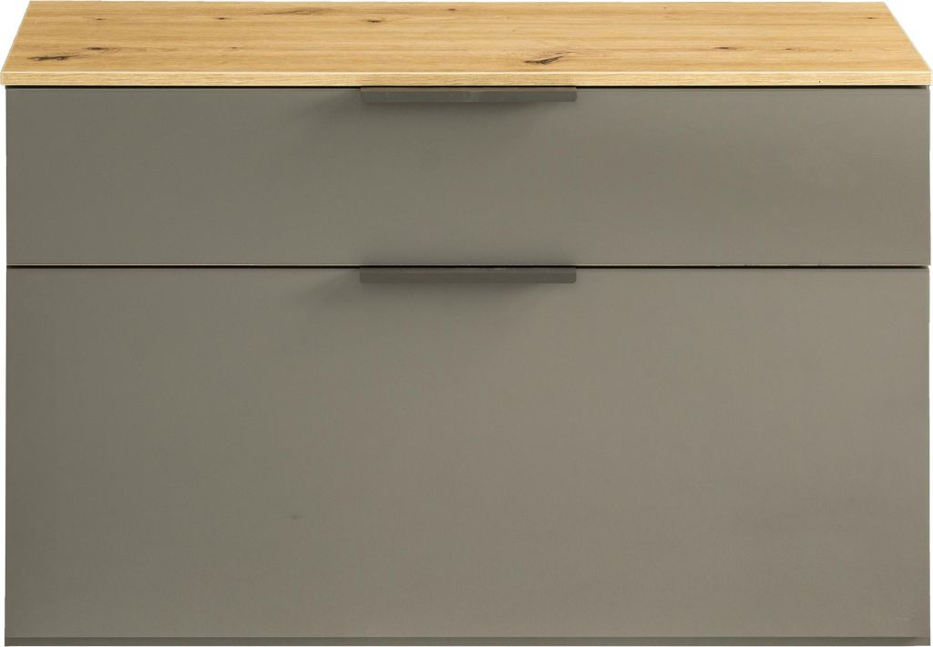 Bewegliche Schuhbank mit 1 Tür und 1 Schublade,, Grau Holz für den Eingangsbereich Matie