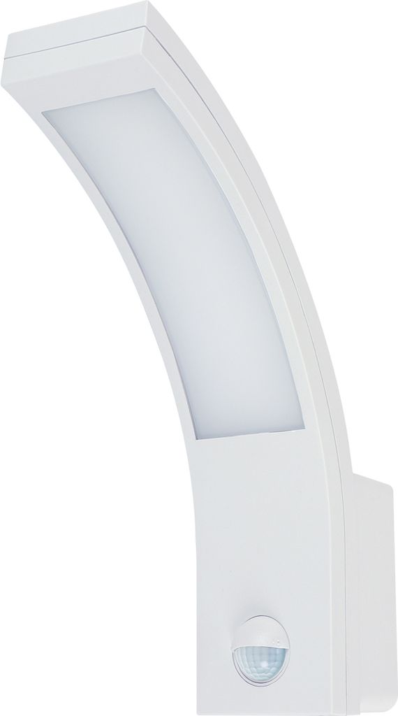 Wandlampe außen LED Bewegungsmelder mit Schalter H: 25,7 cm IP54 Weiß neutralweißes Licht 4000 K 1120 lm