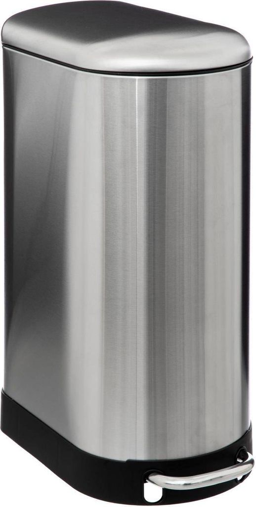 Abfalleimer "ariane" slim mit pedal aus metall 30l - 5 five simply smart
