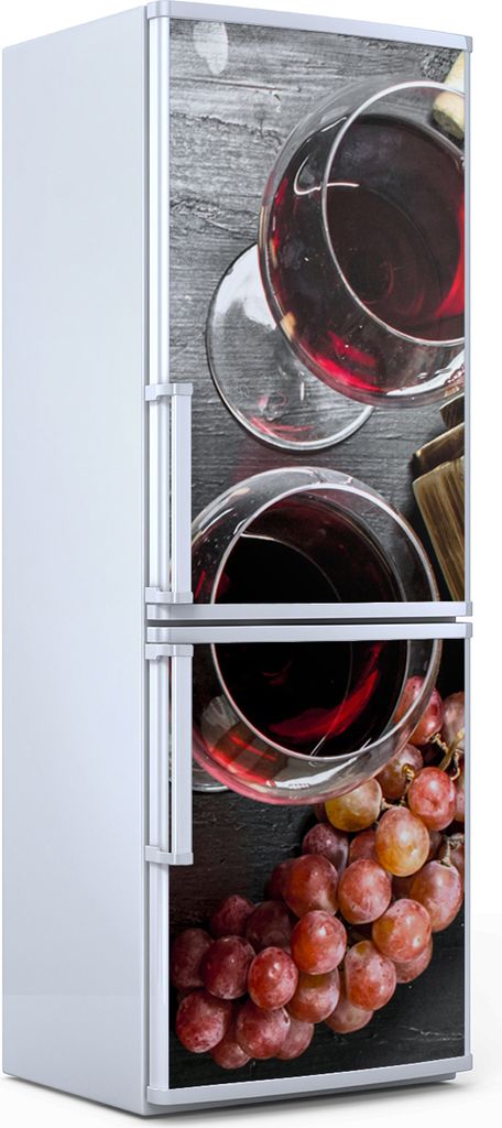 Magnete Dekorative - 70 cm x 190 cm - Küche - Magnetmatte Kühlschrankmagnete - Rotwein Im Glas