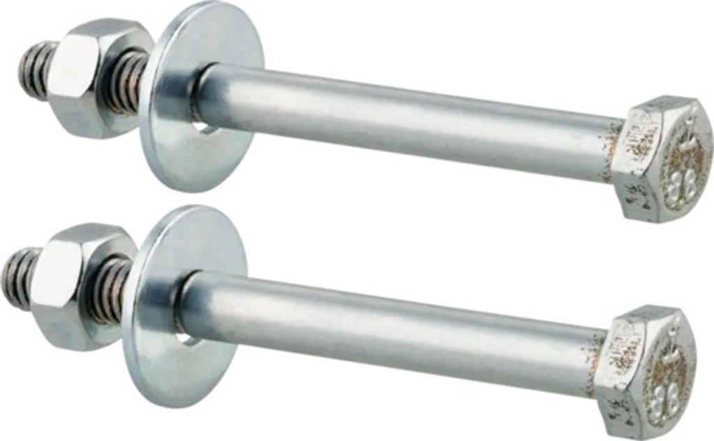 Alberts Sechskantschraube inkl. Mutter und Unterlagsscheibe für H-Pfostenanker 9 x 9 cm