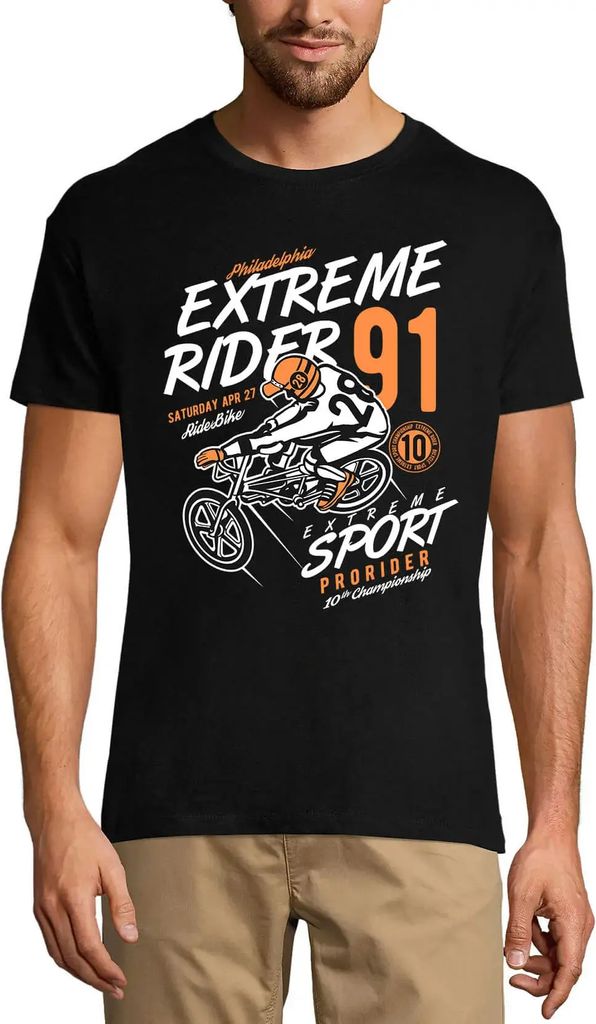 Herren Grafik T-Shirt Extremradfahrer aus Philadelphia seit 1991 – Philadelphia Extreme Rider Since 1991 – Geschenk 33. Geburtstag Jahrestag 33...