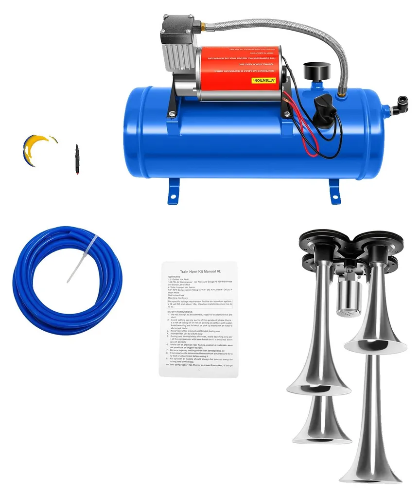 Mini compresseur portable cuve 6 litres 150 PSI pour outils pneumatiques