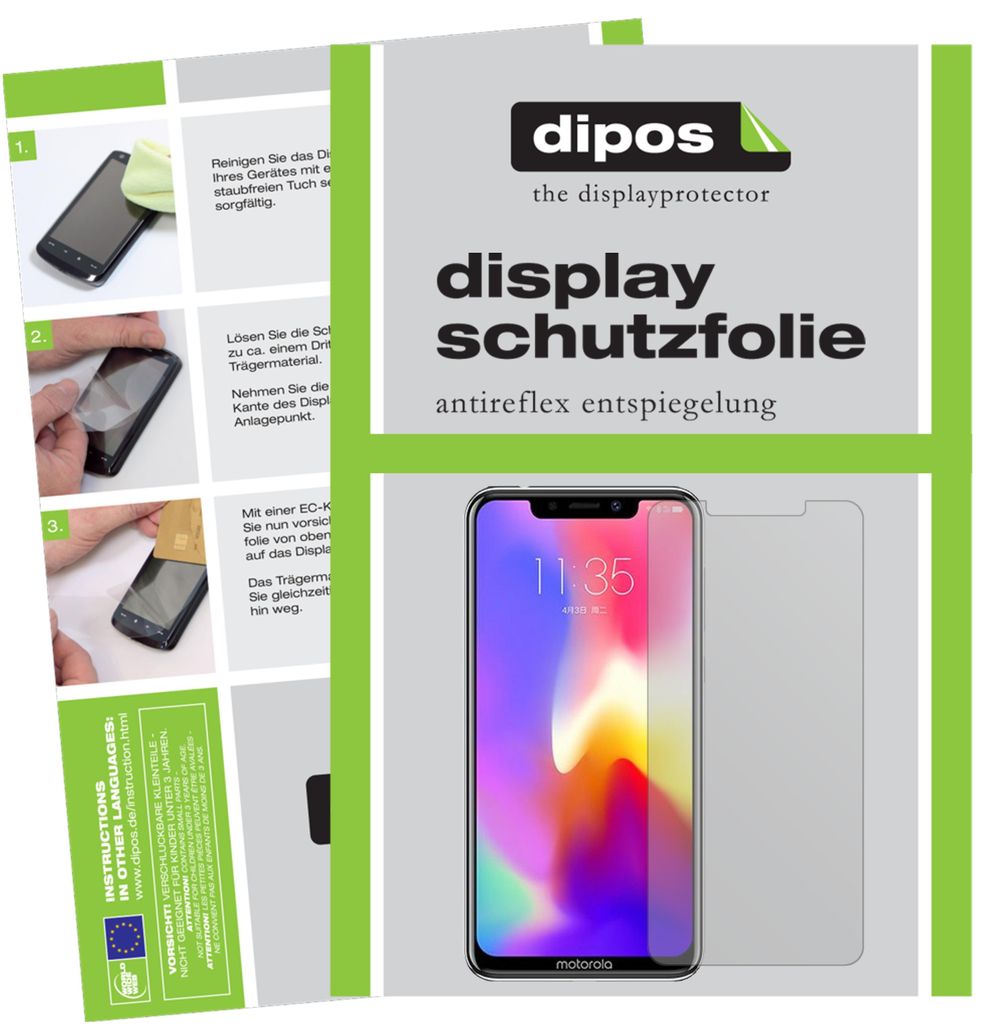 6x Schutzfolie für Motorola P30 matt Displayschutzfolie Folie Display Schutz