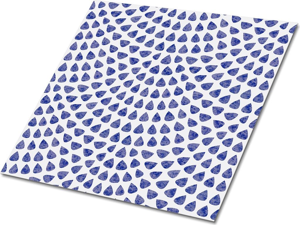 Selbstklebende Platten 30x30 cm Wandpaneele 9 Stück im Set Wanddeko - Wassertropfen