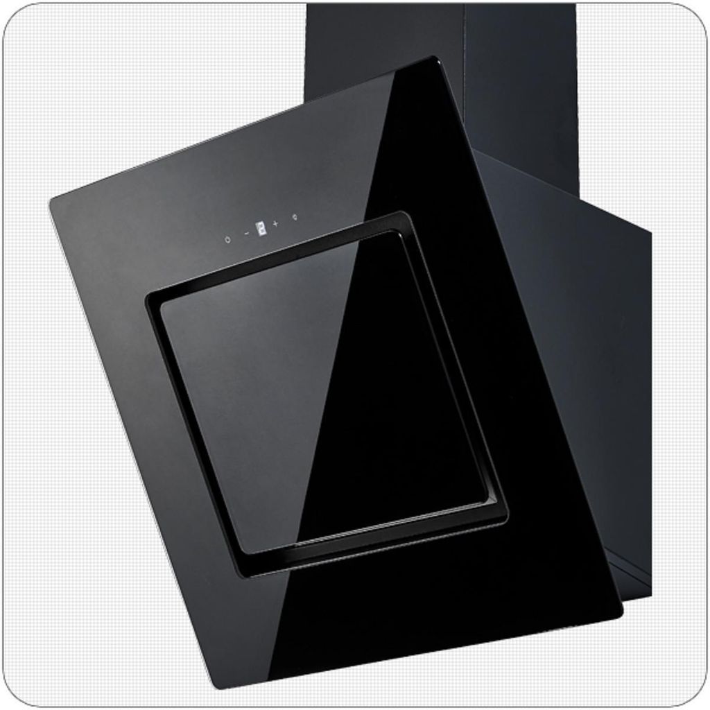 PKM Hotte de cuisine S26-50 BBTY - 50cm, noir, verre, LED, Image du produit 