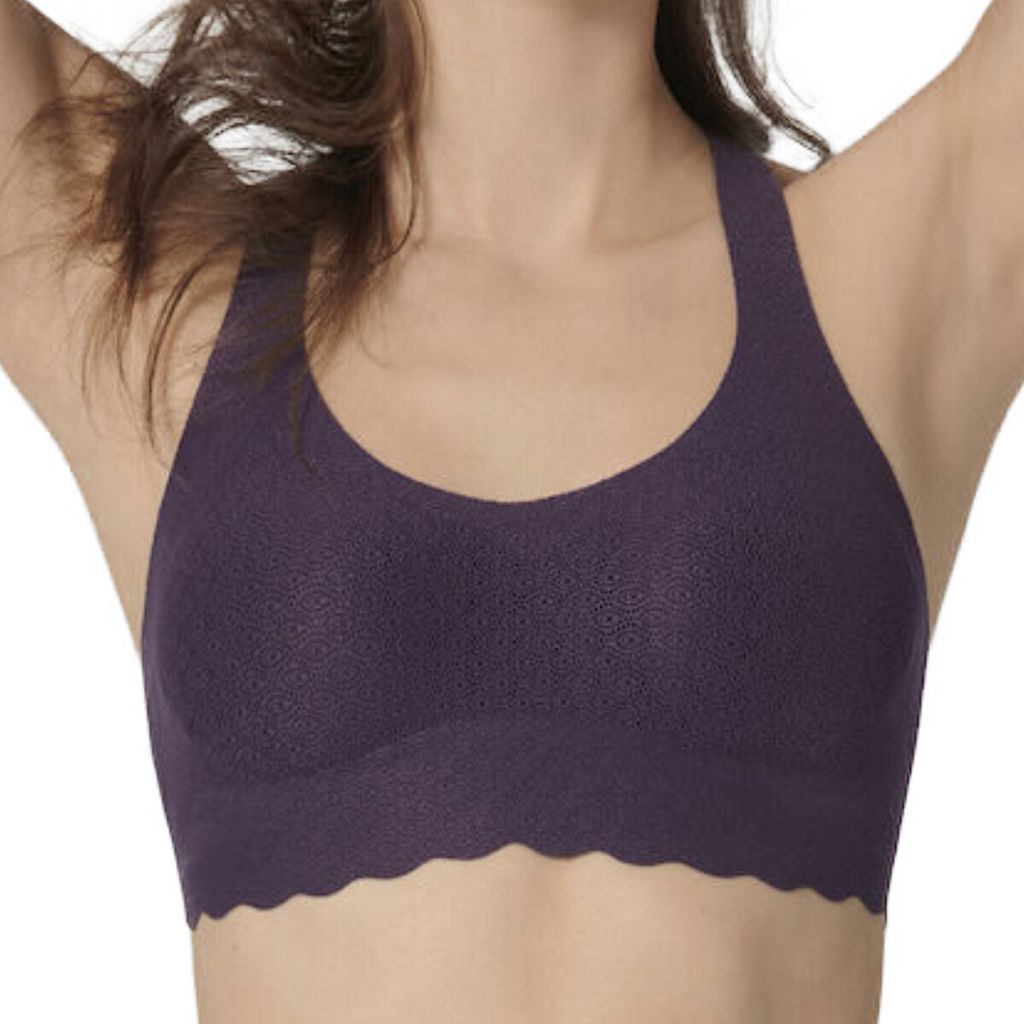 Sloggi Zero Feel Lace Top, Farbe: Blackcurrant Juice FH/6917, Größe: XS Top