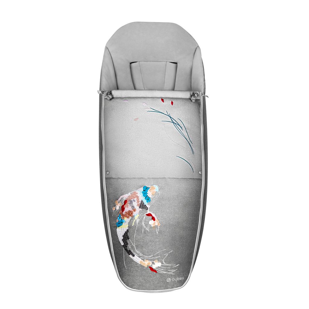 Cybex Fußsack Grau Koi mid grey NEU!! Produktbild 