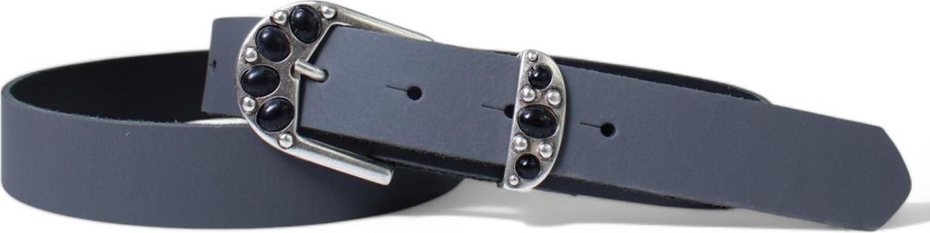 FRONHOFER Gürtel Damen mit verzierter Schmuckschnalle und passender Schlaufe, 3 cm