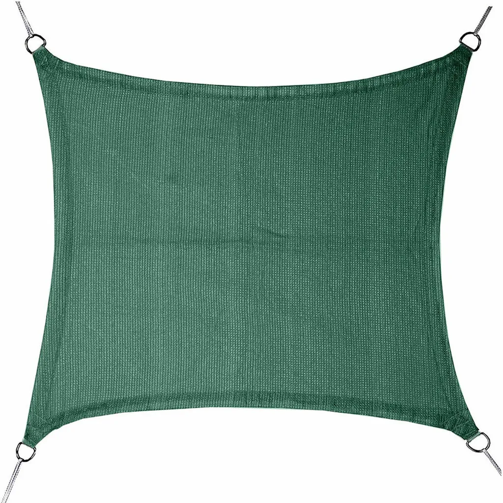 Tenda da Sole Faura Verde Scacchiera 3,6x3,6m - Ombra Design Giardino