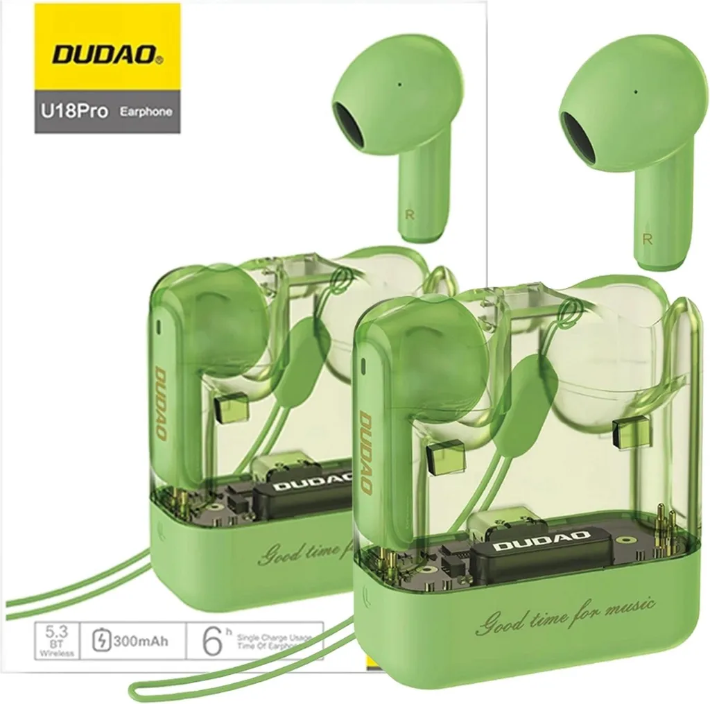 Dudao U18Pro Cuffie Wireless Bluetooth 5.3 Verdi - Audio Hi-Fi Online