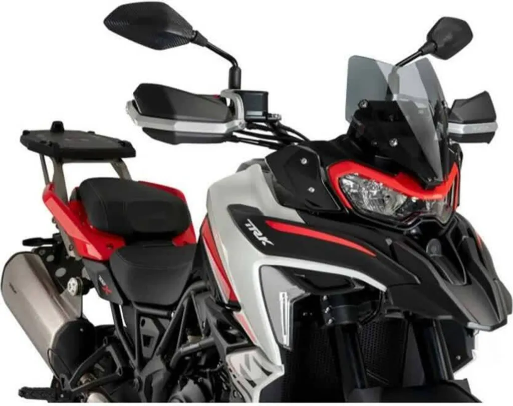 PUIG 21753F Écran Sport pour BENELLI TRK 702 - Bulle Fumée Foncée