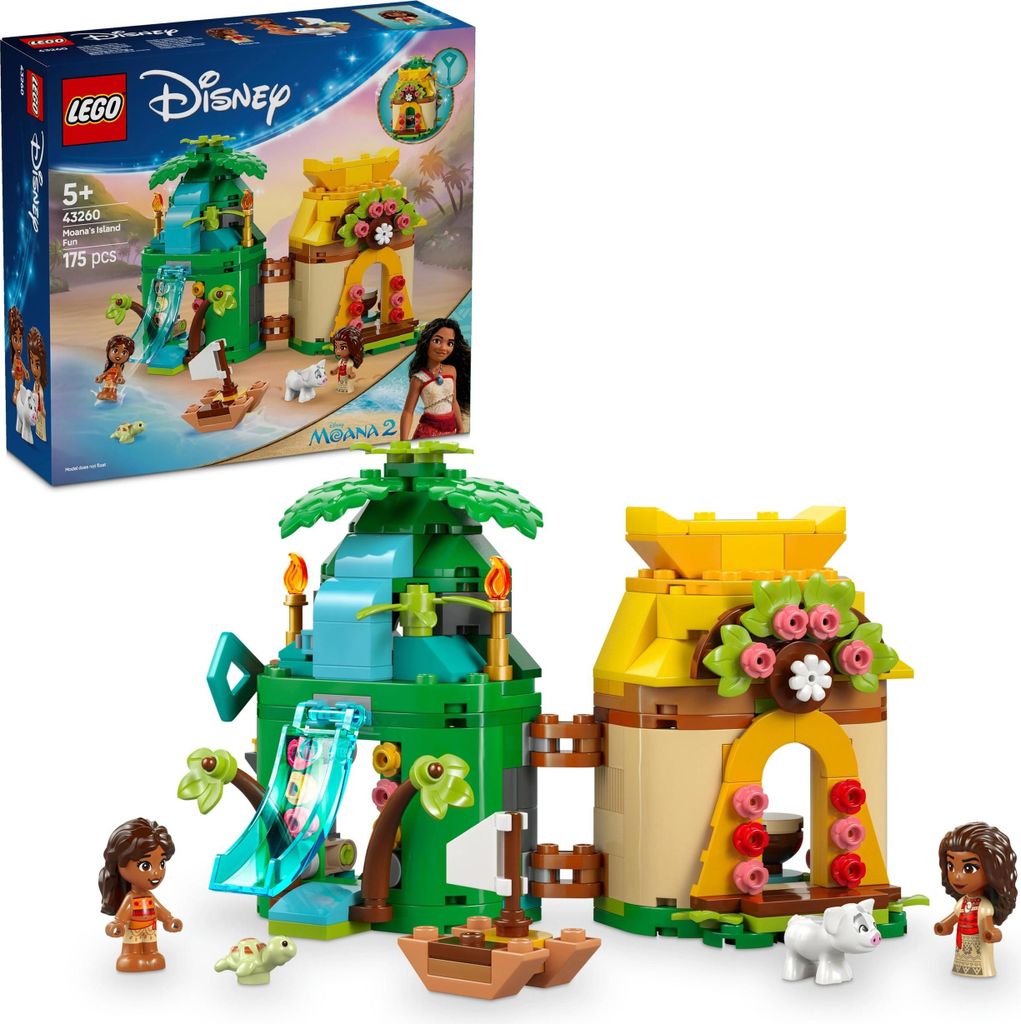 LEGO ǀ Disney Vaianas Inselspaß, Bauset für Kinder, die Produktbild 