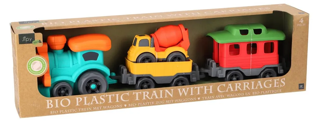TrainJipy avec wagons solides pour éviter la casse des jouets en plastique