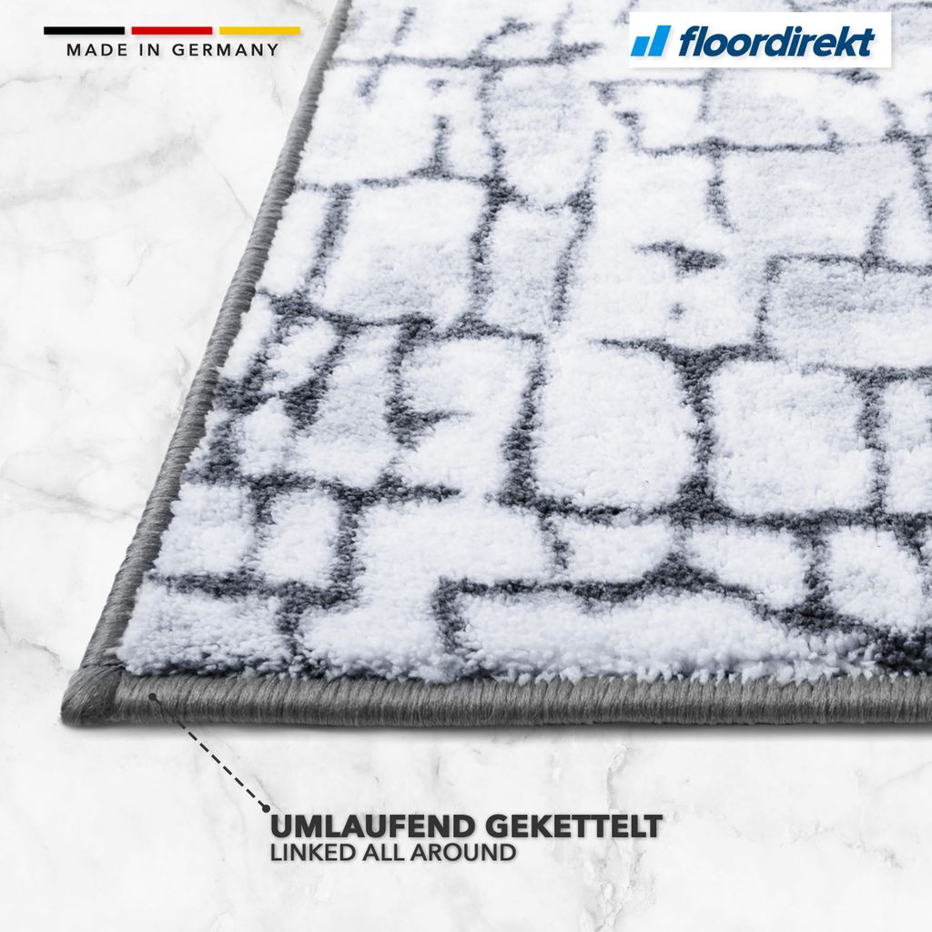 Wohnteppich Aqua rutschfest robust & pflegeleicht 80x600 cm Produktbild 2