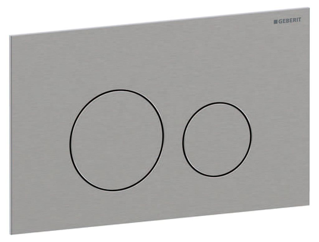 Geberit Sigma40 Betätigungsplatte weiß Glas glänzend 2-Mengen WC Drückerplatte