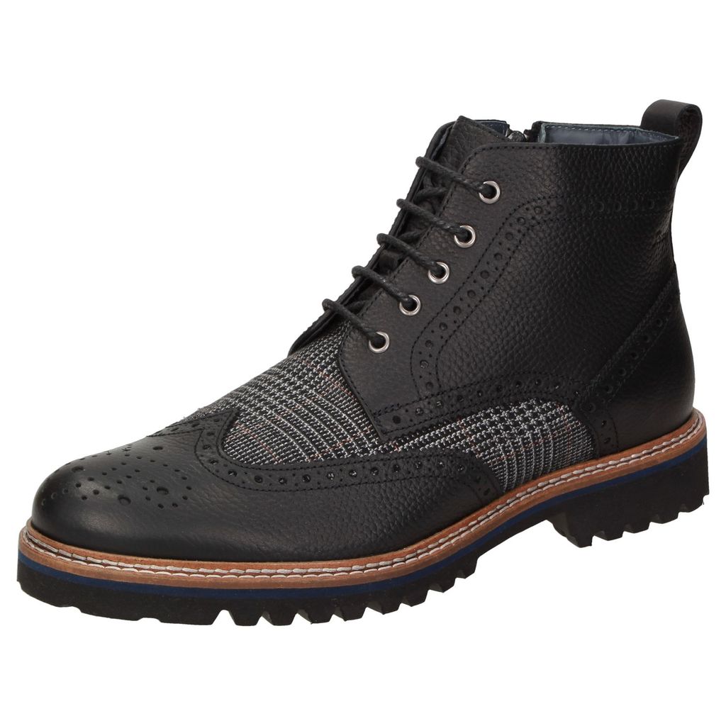 SIOUX Germany Herren Business Schuhe Bootie QUENDRON - 708 Schwarz, Größe:EU 40 | UK 6.5