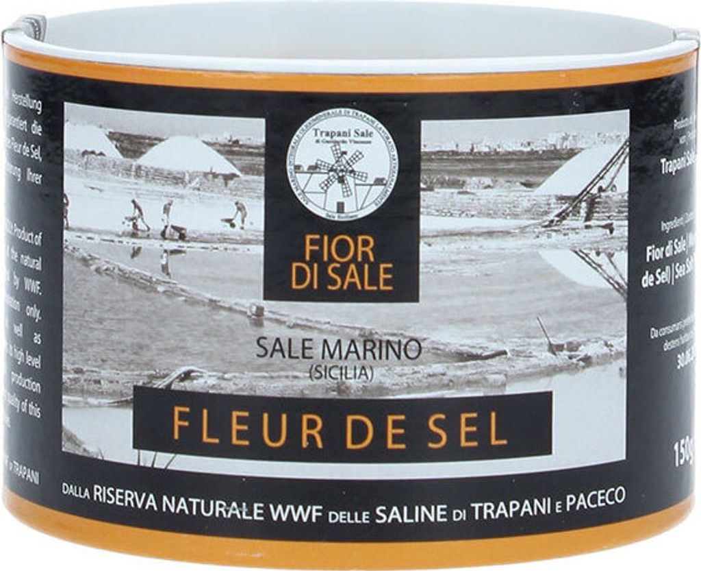 DI TRAPANI Fleur de Sel, Meersalz 150g Produktbild 
