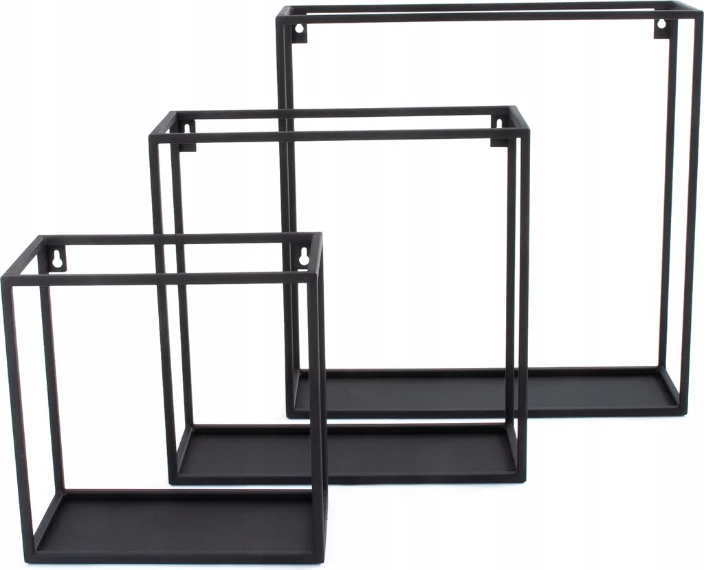 Fleurs murales en métal design Loft avec finition artisanale noire mate
