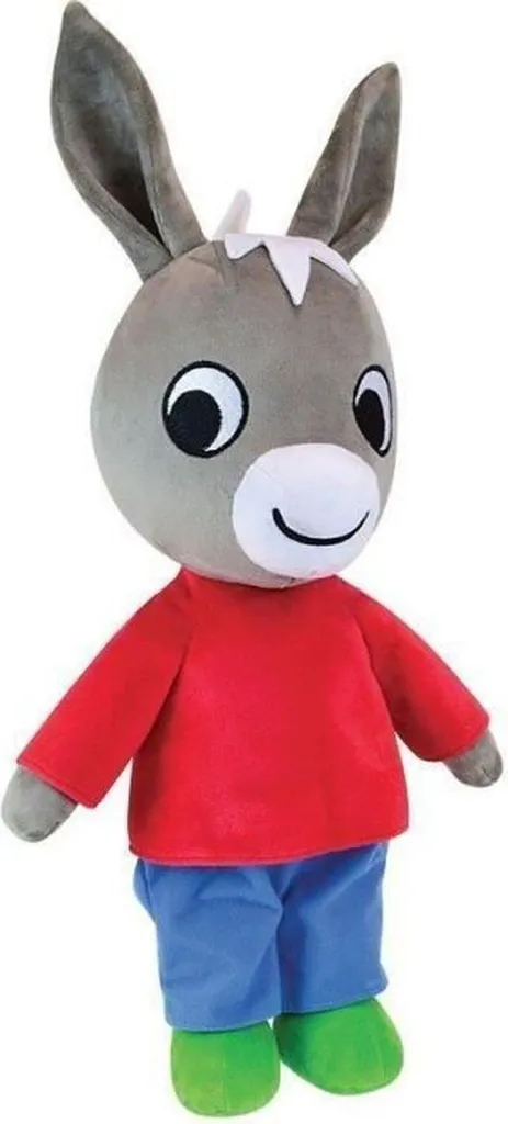 Peluche âne Trotro Jemini doudou souple pour l'éveil des tout-petits