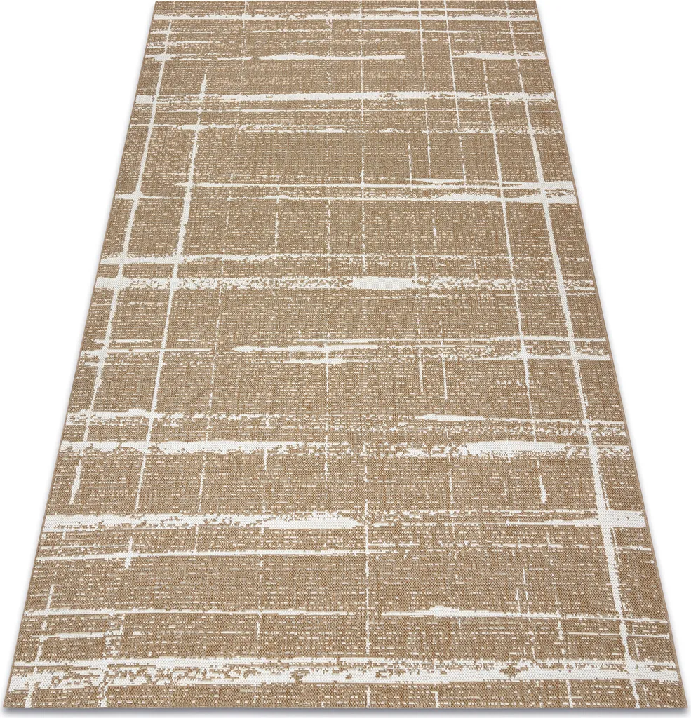 Tapis sisal robuste 80x150 cm beige : idéal zones de passage intense