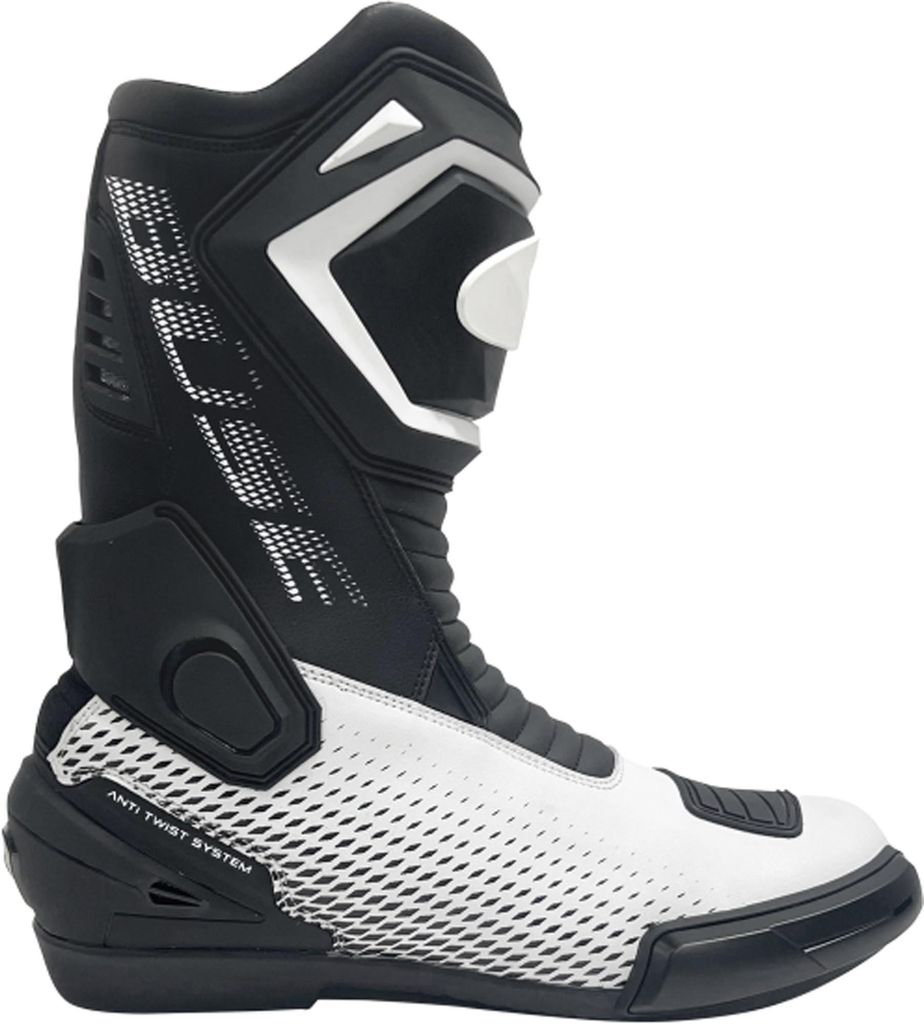 Büse Sport Star Motorrad Stiefel, schwarz/weiß, 46 Produktbild 