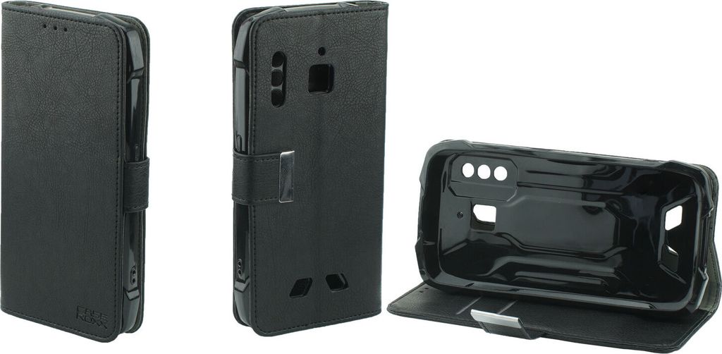 Bookstyle-Tasche für Cubot King Kong 6 schwarz Zdjęcie produktu 