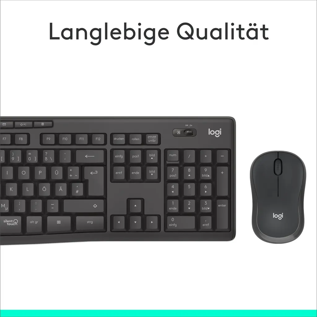Logitech MK295 Silent ensemble clavier et souris sans fil graphite - 30
