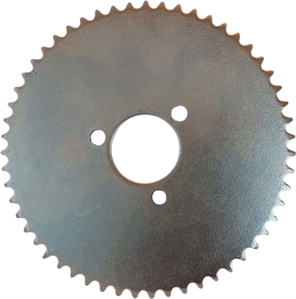 Kettenrad Ritzel Zahnrad Antriebsrad 55 Zähne 25H Kette InnenØ 26,5 mm silber